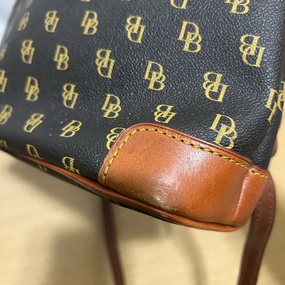 Dooney & Bourke Black and Brown Crossbody Bag - Picture 7 of 16